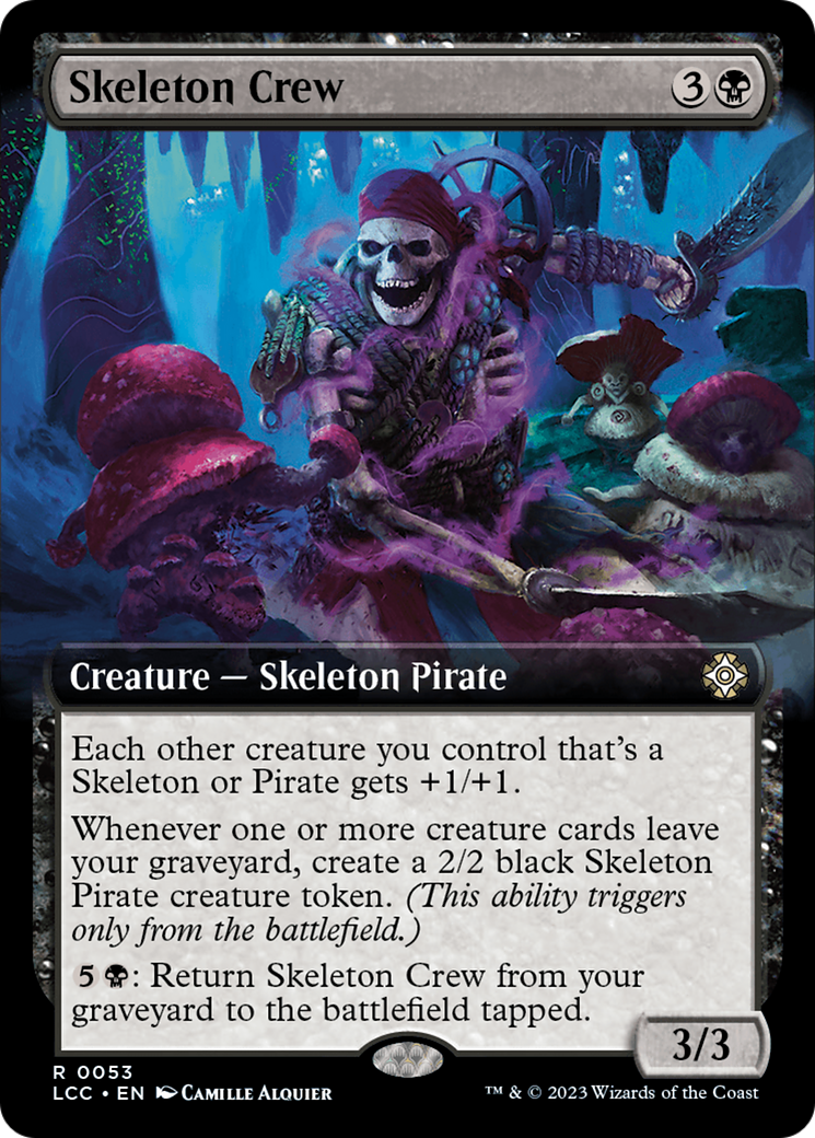 Image of Skeleton Crew (Extended Art) [The Lost Caverns of Ixalan Commander]