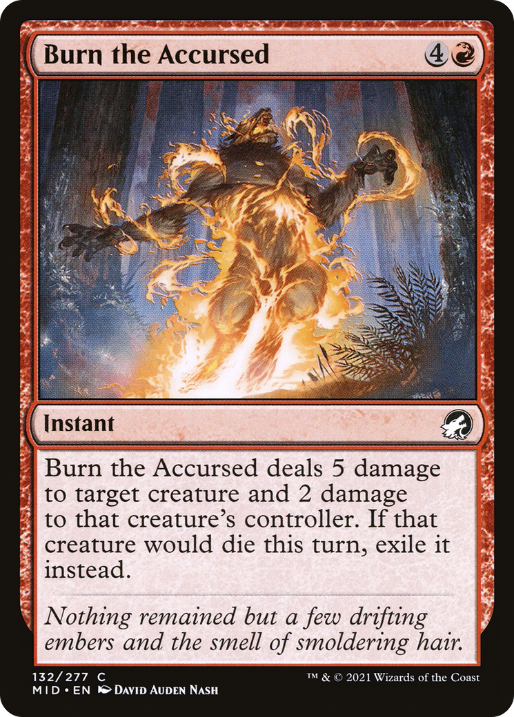 Image of Burn the Accursed [Innistrad: Midnight Hunt]