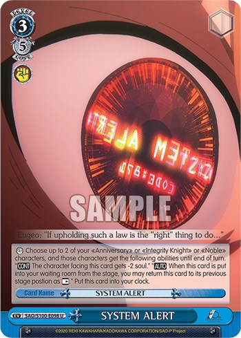 Image of SYSTEM ALERT [Sword Art Online Animation 10th Anniversary]