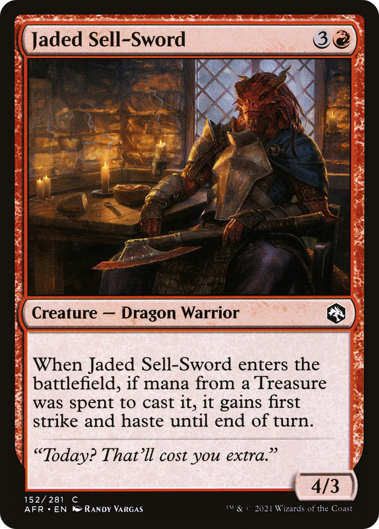 Image of Jaded Sell-Sword [Dungeons & Dragons: Adventures in the Forgotten Realms]