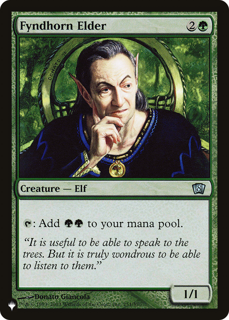 Image of Fyndhorn Elder [The List]