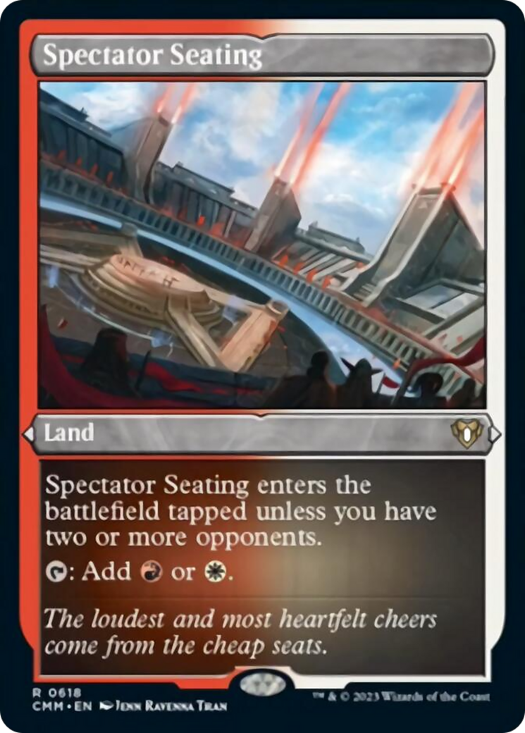 Image of Spectator Seating (Foil Etched) [Commander Masters]