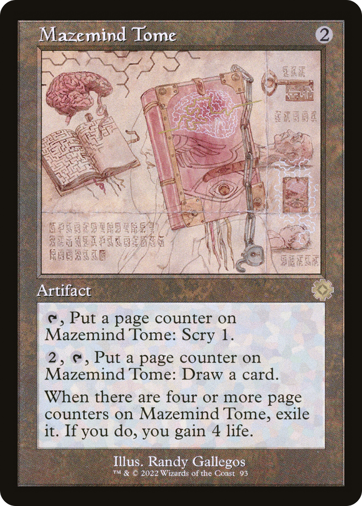 Image of Mazemind Tome (Retro Schematic) [The Brothers' War Retro Artifacts]