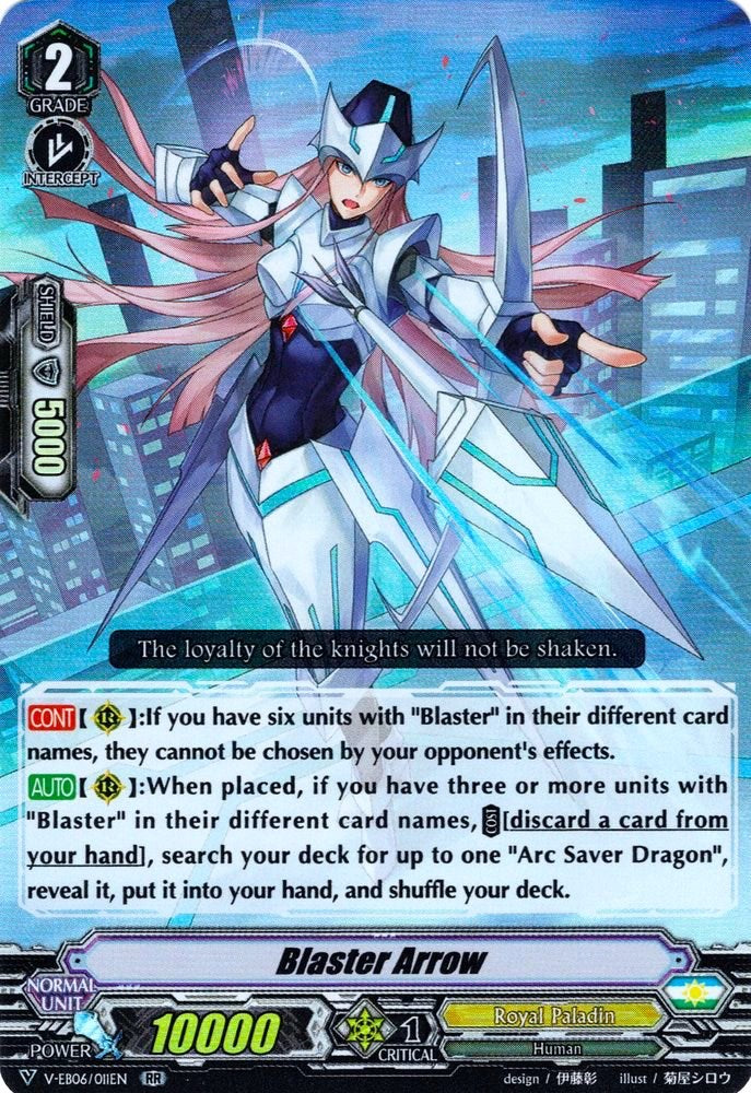 Image of Blaster Arrow (V-EB06/011EN) [Light of Salvation, Logic of Destruction]