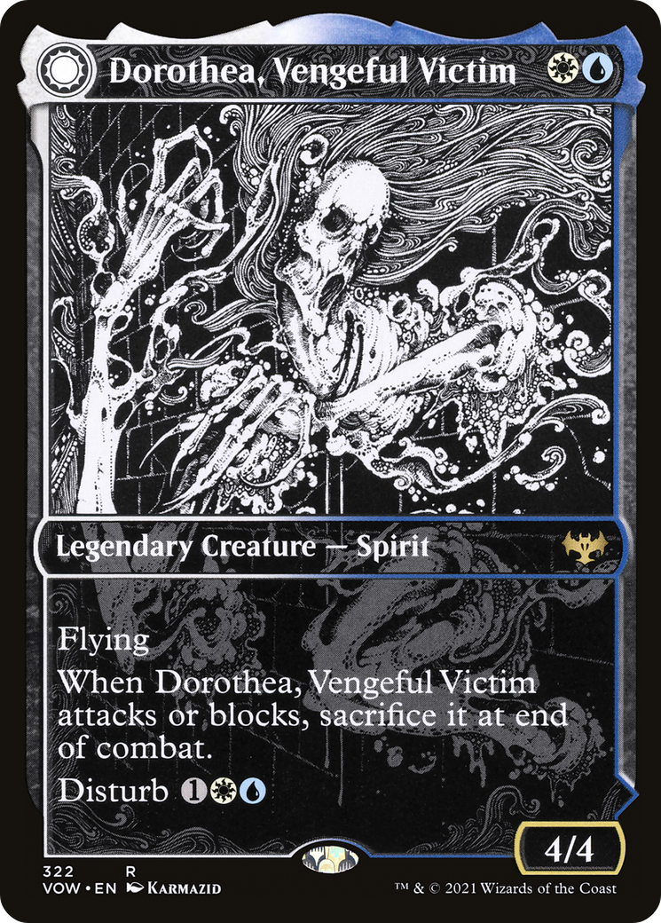 Image of Dorothea, Vengeful Victim // Dorothea's Retribution (Showcase Eternal Night) [Innistrad: Crimson Vow]