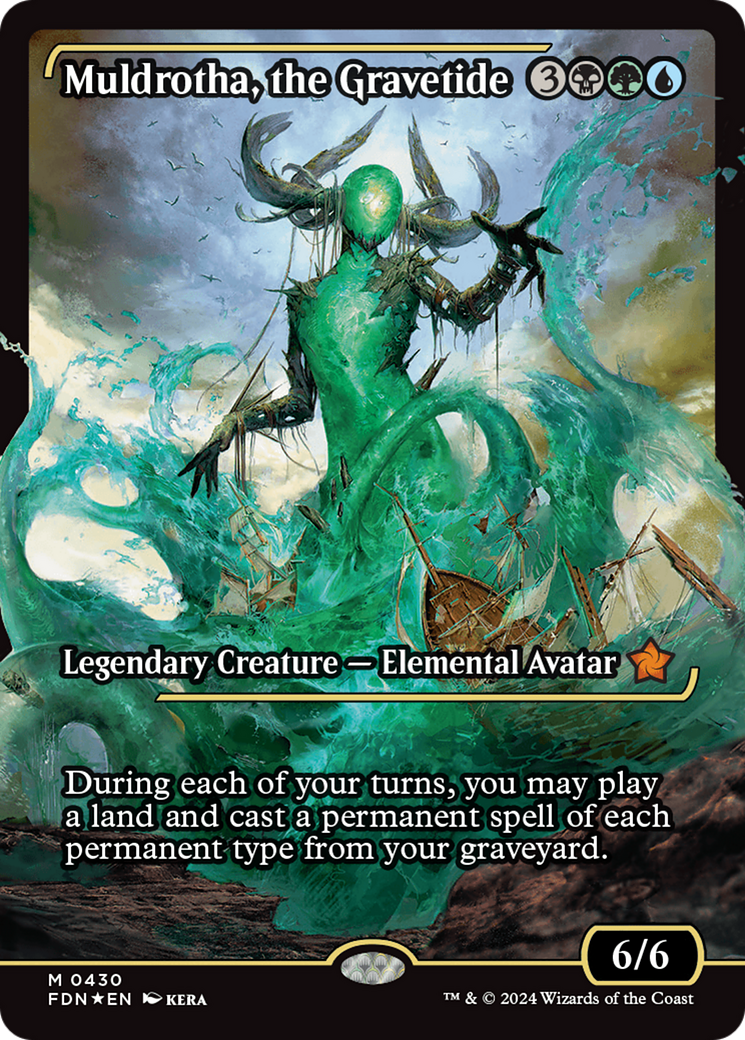 Image of Muldrotha, the Gravetide (Showcase) [Foundations]