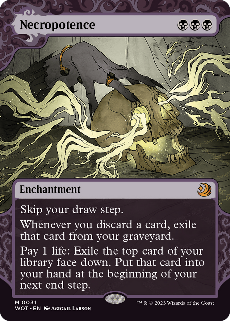Image of Necropotence [Wilds of Eldraine: Enchanting Tales]