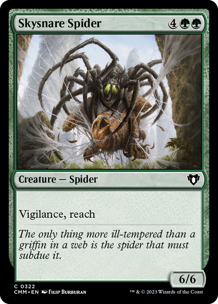 Image of Skysnare Spider [Commander Masters]