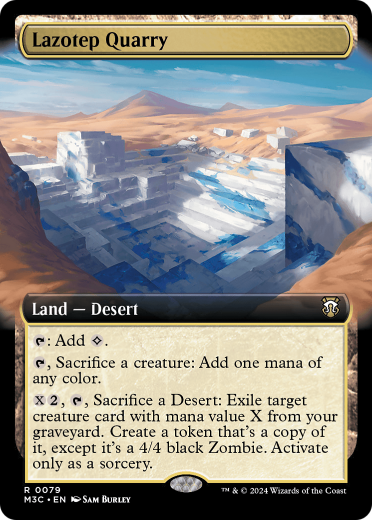 Image of Lazotep Quarry (Extended Art) [Modern Horizons 3 Commander]