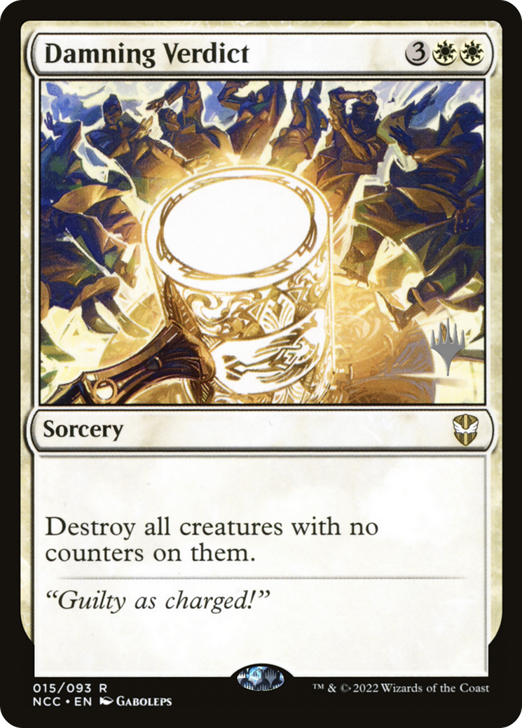 Image of Damning Verdict (Promo Pack) [Streets of New Capenna Commander Promos]