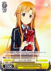 Image of Asuna Conveying Her Feelings (SAO/S20-PE05 PR) (Promo) [Sword Art Online]