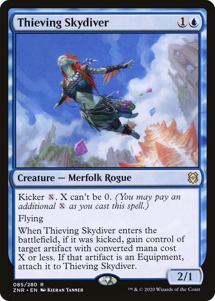 Image of Thieving Skydiver [Zendikar Rising]