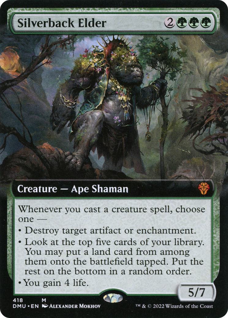 Image of Silverback Elder (Extended Art) [Dominaria United]