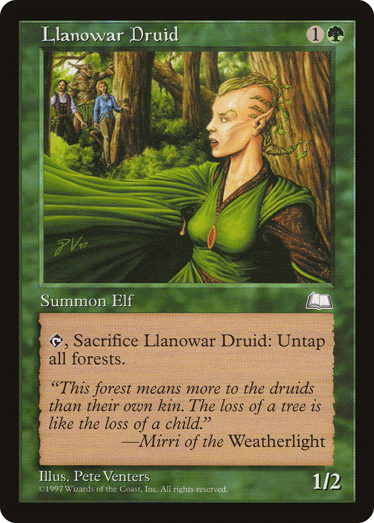 Image of Llanowar Druid [Weatherlight]