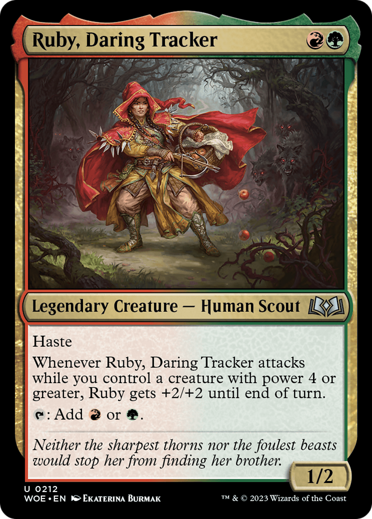 Image of Ruby, Daring Tracker [Wilds of Eldraine]