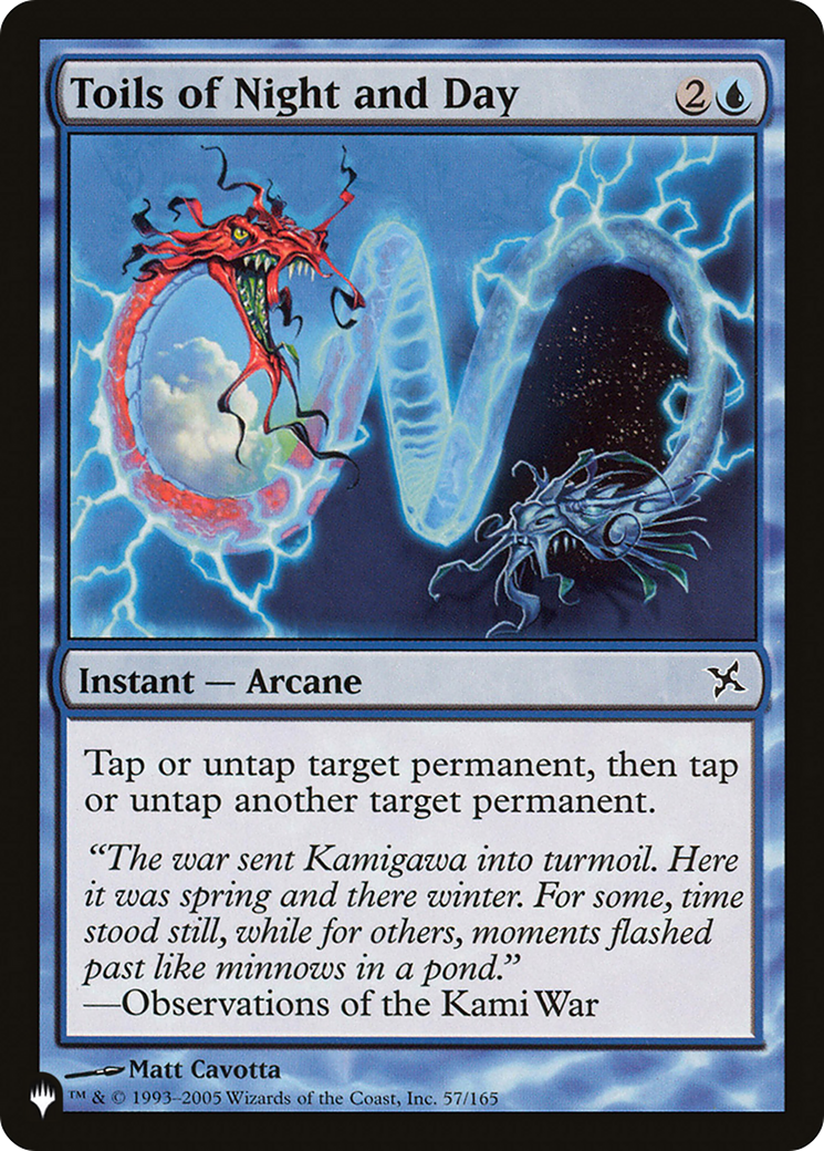 Image of Toils of Night and Day [The List]
