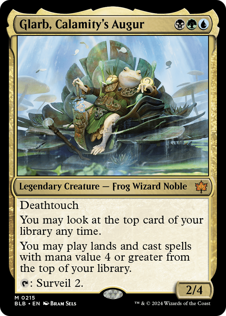 Image of Glarb, Calamity's Augur [Bloomburrow]