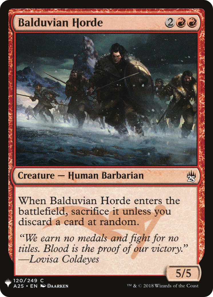 Image of Balduvian Horde [Mystery Booster]