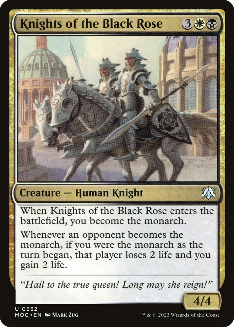 Image of Knights of the Black Rose [March of the Machine Commander]