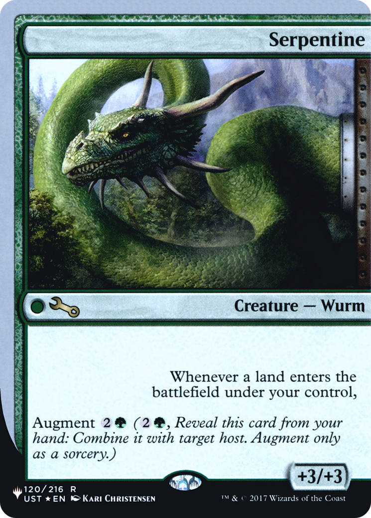 Image of Serpentine (Unfinity Foil Edition) [The List]
