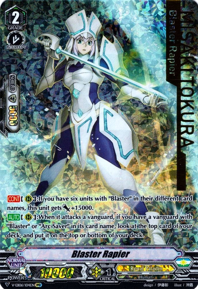 Image of Blaster Rapier (V-EB06/I04EN) [Light of Salvation, Logic of Destruction]