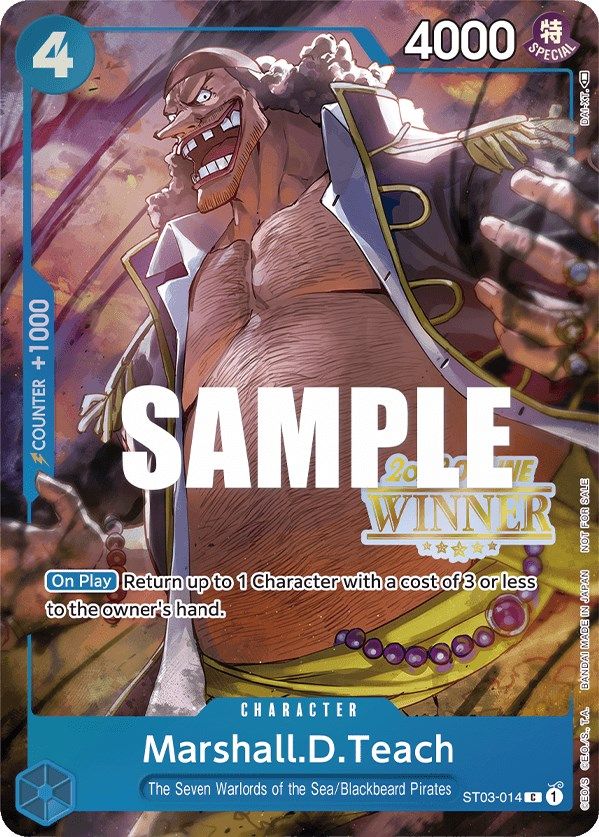 Image of Marshall.D.Teach (Online Regional 2023) [Winner] [One Piece Promotion Cards]