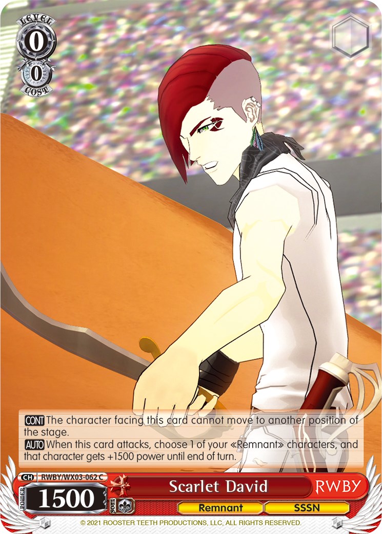 Image of Scarlet David (RWBY/WX03-062 C) [RWBY]