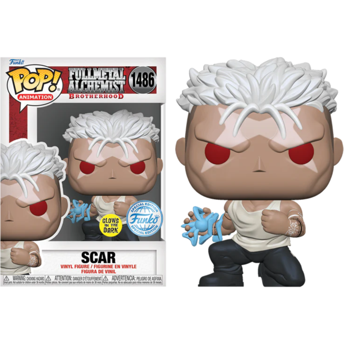 Image of Scar [Funko Special Edition Glow In The Dark] (FullMetal Alchemist Brotherhood) #1486
