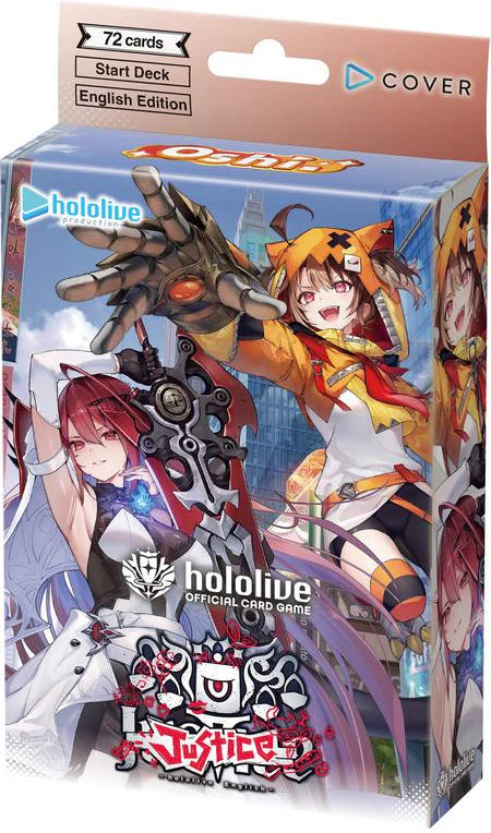 Image of HOLOLIVE - Oshi (Advent/Justice) - Starter Deck (Hololive Card Game) (Pre-Order)