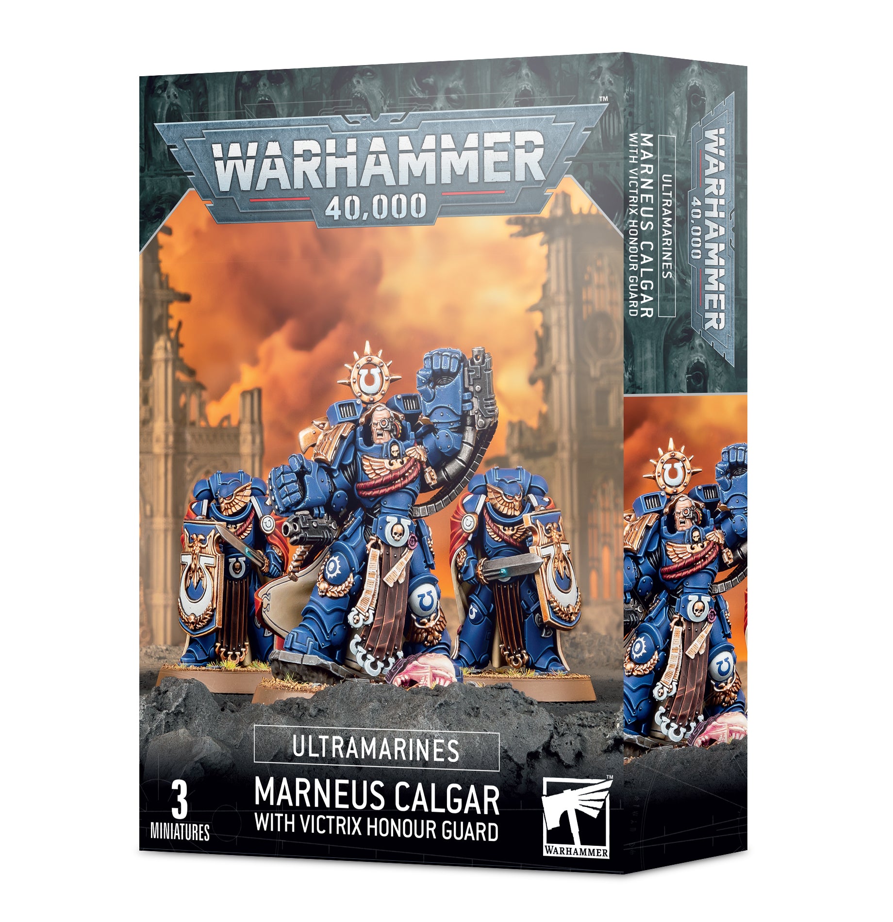 Image of Ultramarines Marneus Calgar with Victrix Honour Guard - Warhammer 40,000