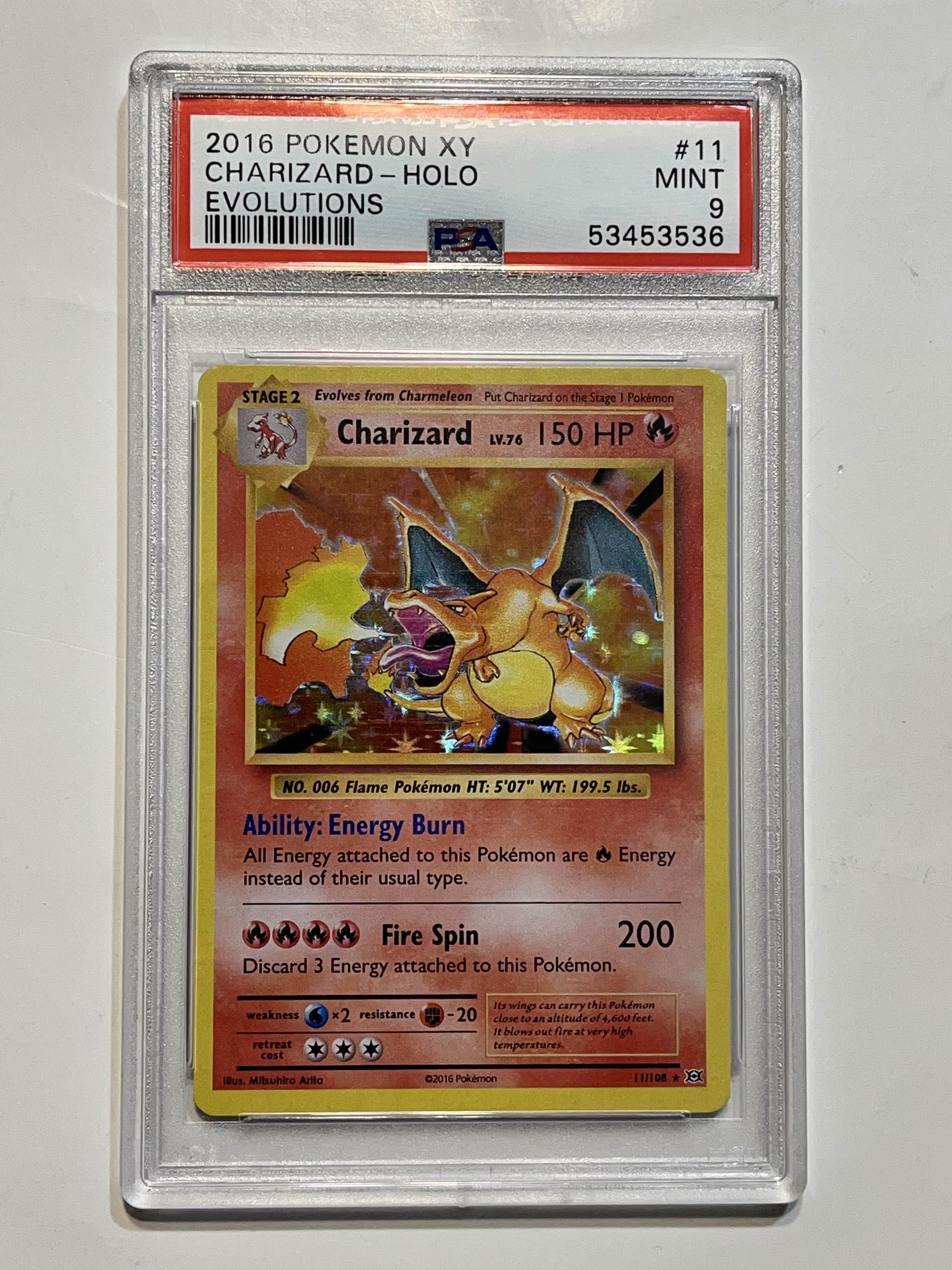 Image of Charizard (XY: Evolutions) 11/108 PSA 9