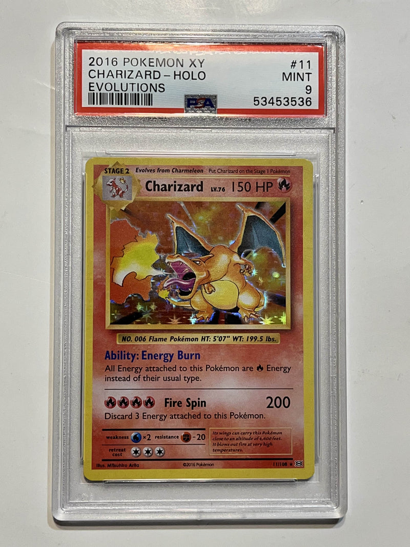 Charizard (XY: Evolutions) 11/108 PSA 9