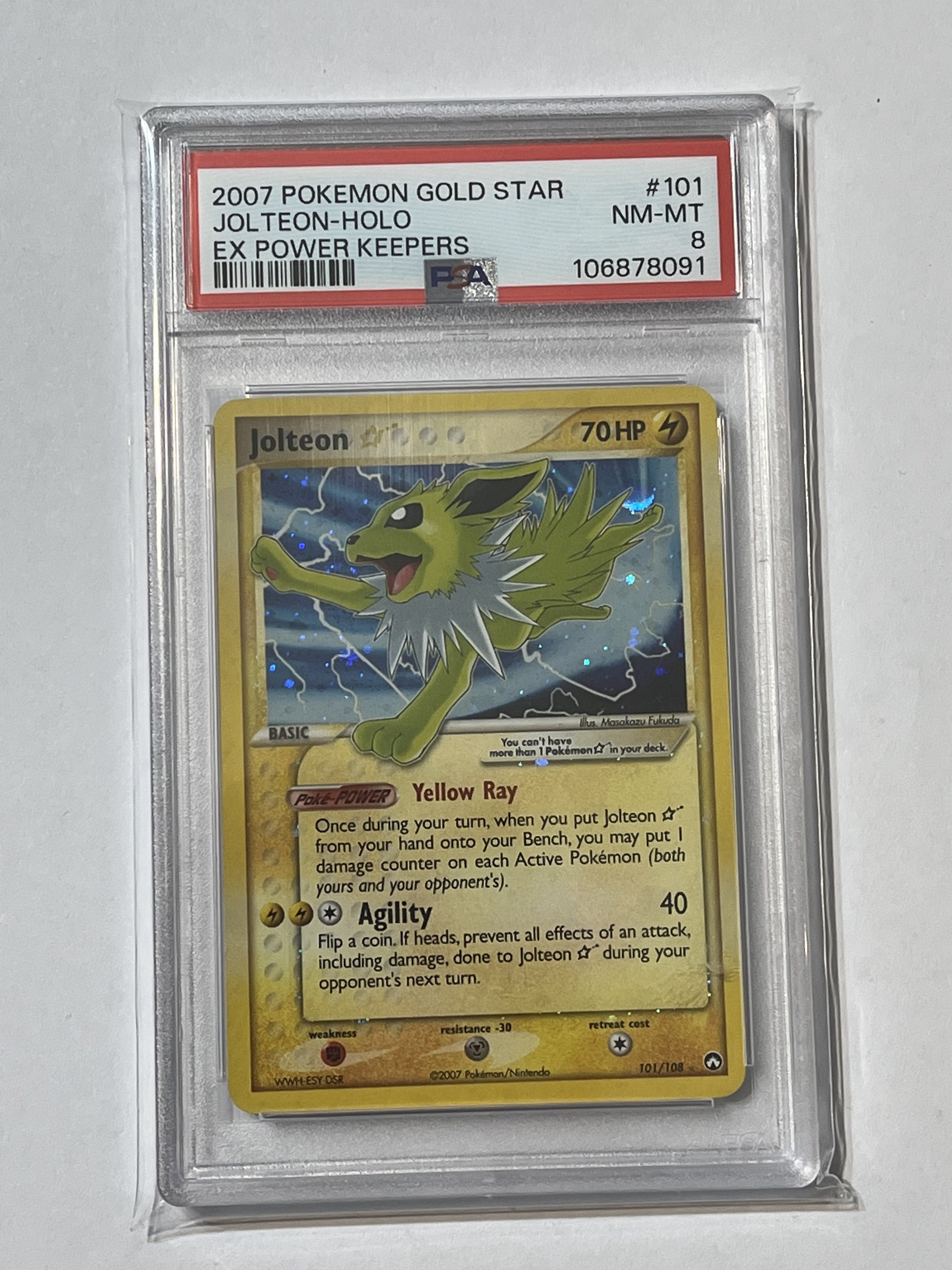 Image of Jolteon Star (EX: Power Keepers) 101/108 PSA 8