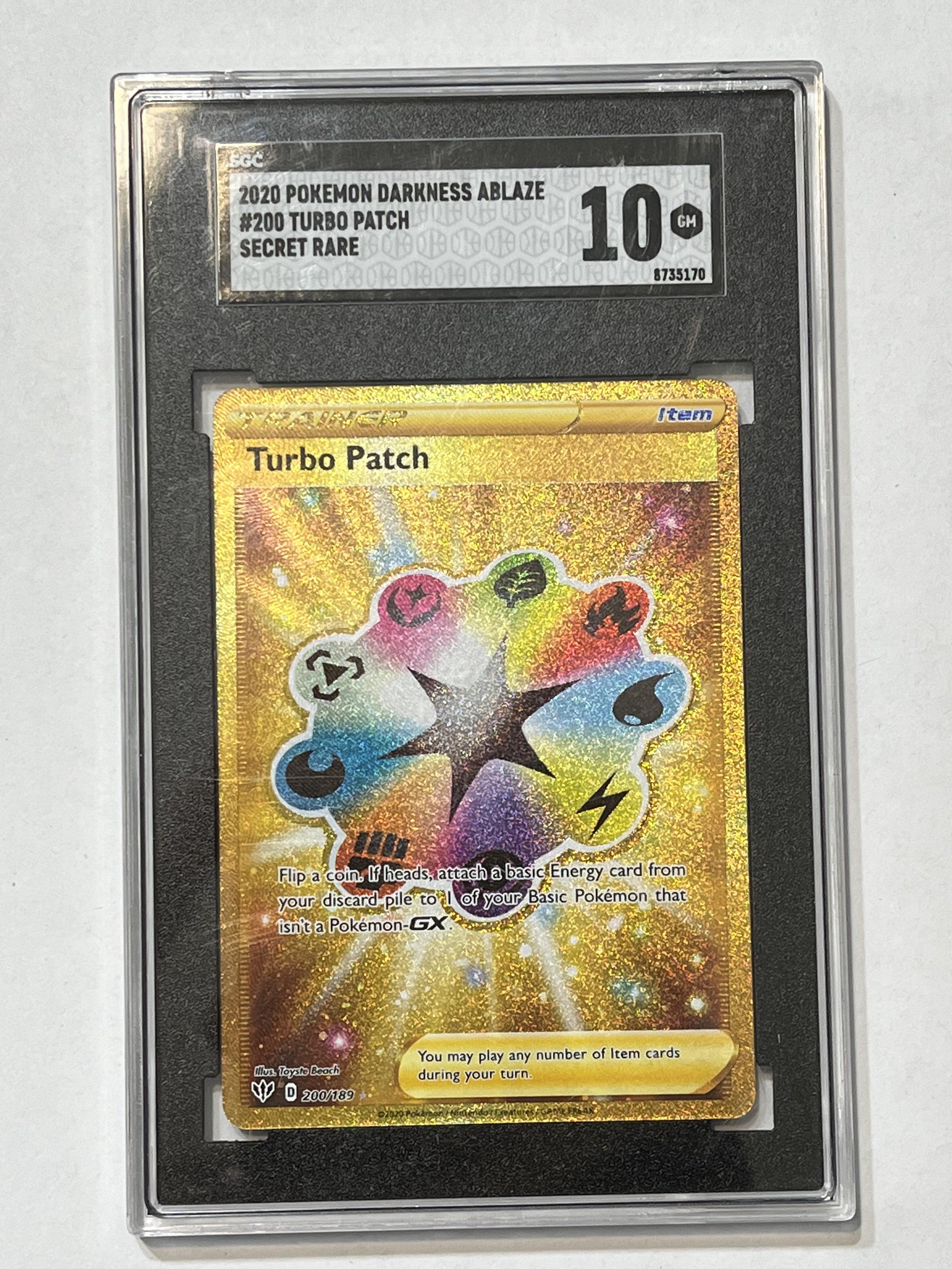 Image of Turbo Patch [Sword & Shield: Darkness Ablaze] 200/189 SGC 10