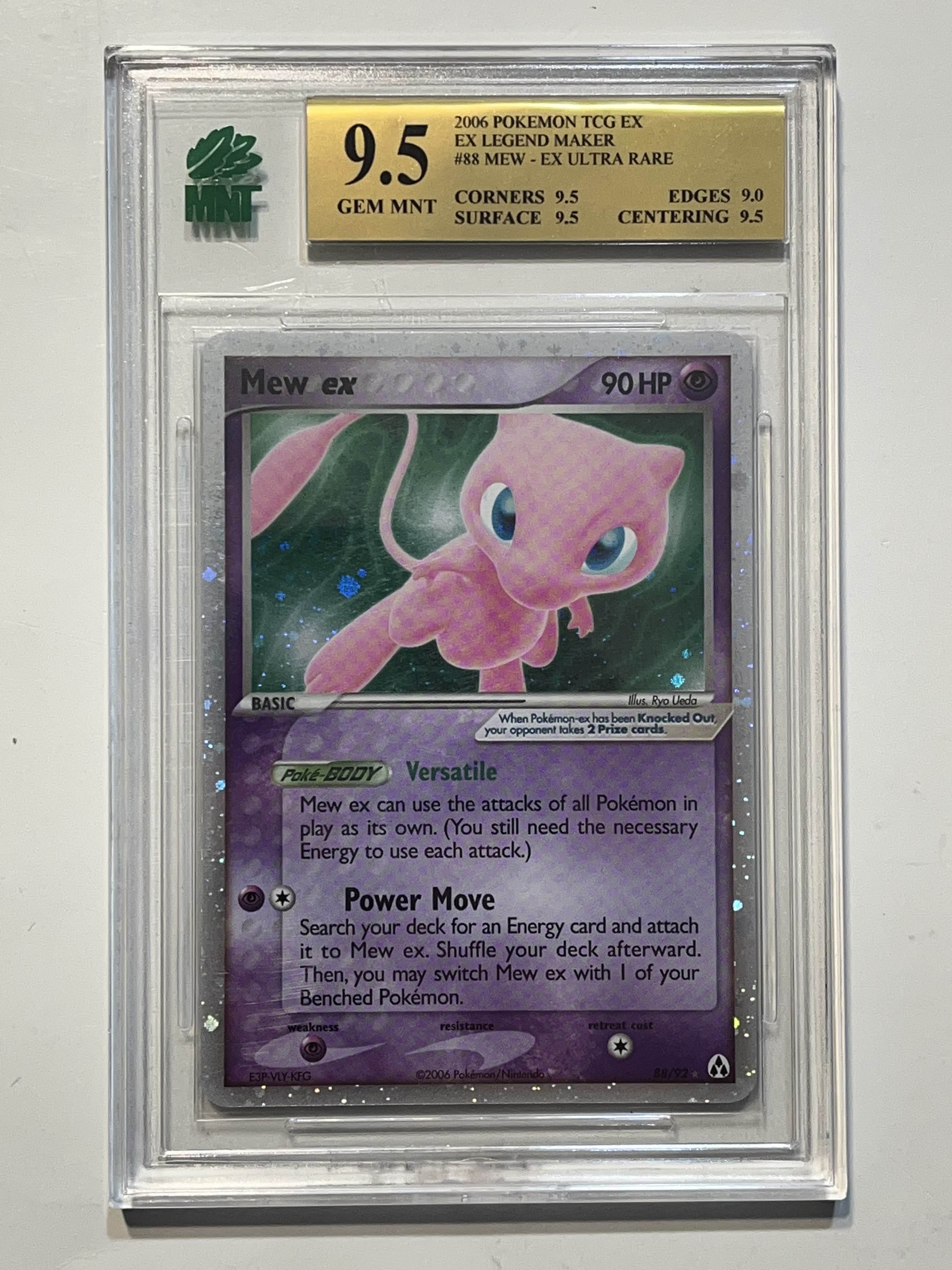 Image of Mew ex (EX: Legend Maker) 88/92 MNT 9.5
