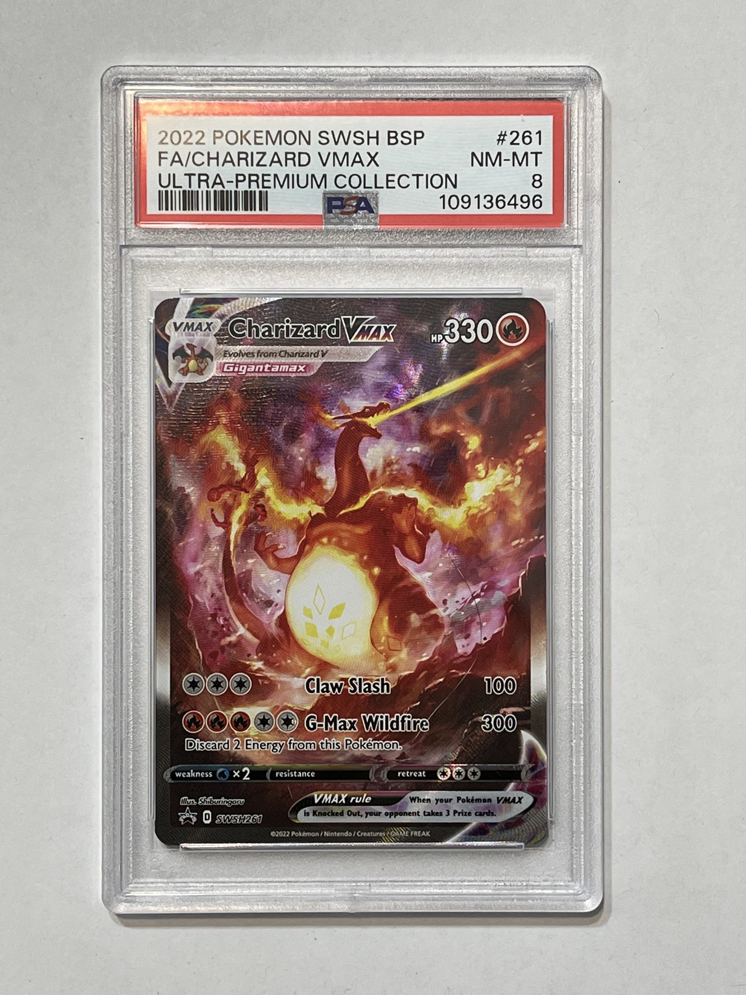 Image of Charizard VMAX (Sword & Shield: Black Star Promos) SWSH26 PSA 8