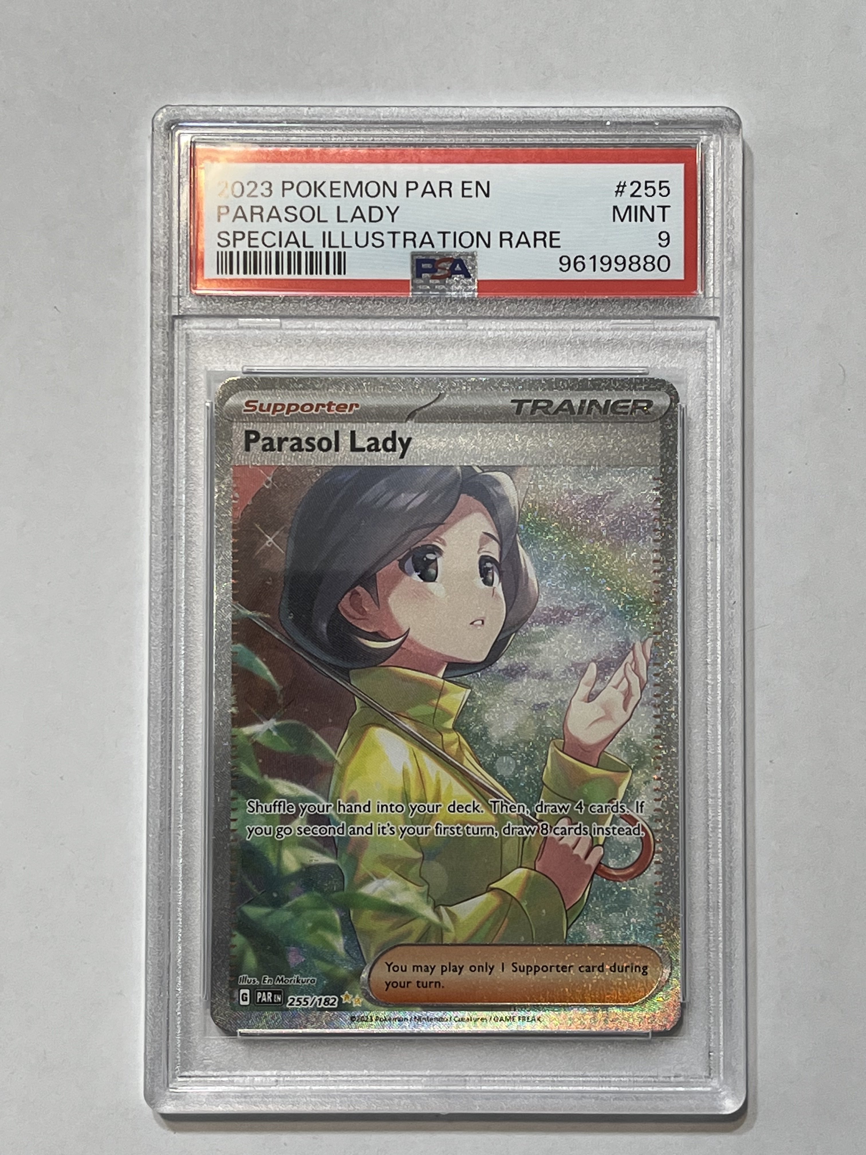Image of Parasol Lady (Scarlet & Violet: Paradox Rift) 255/182 PSA 9