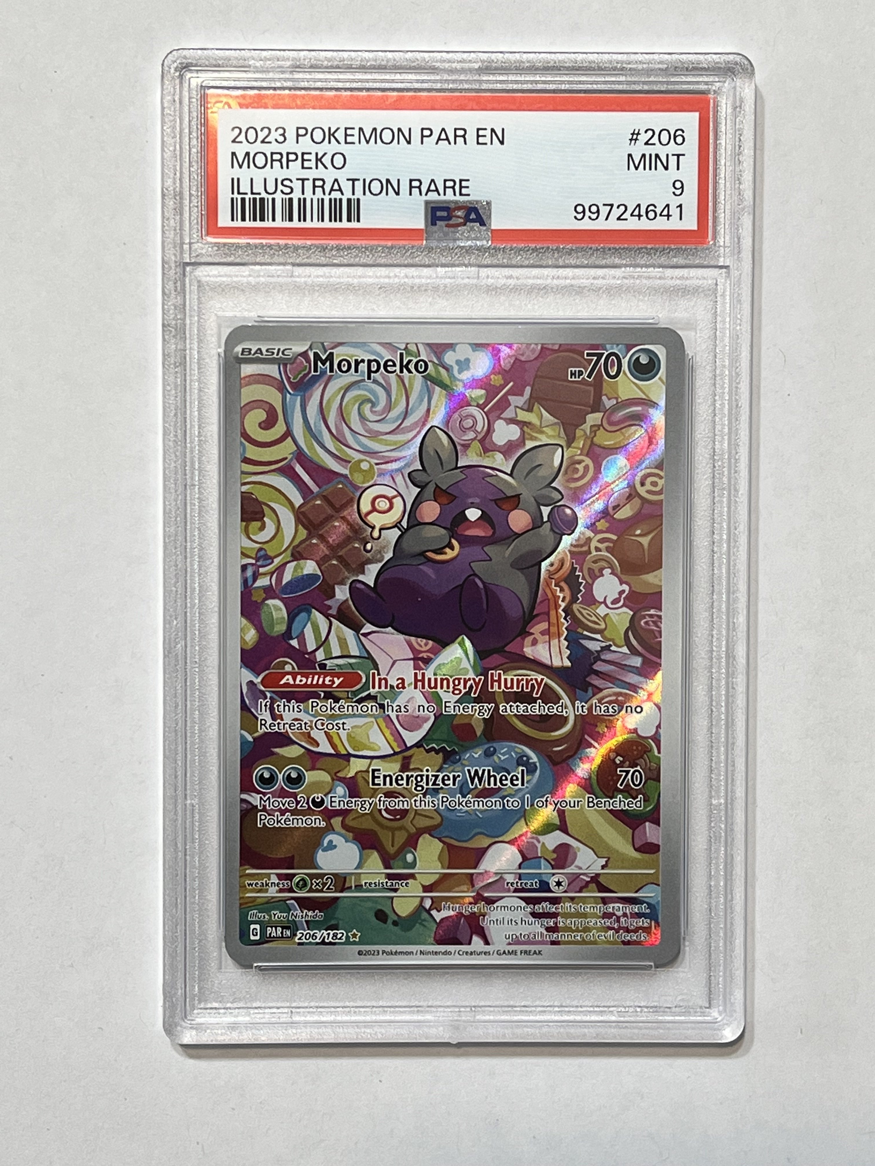 Image of Morpeko (Scarlet & Violet: Paradox Rift) 206/182 PSA 9