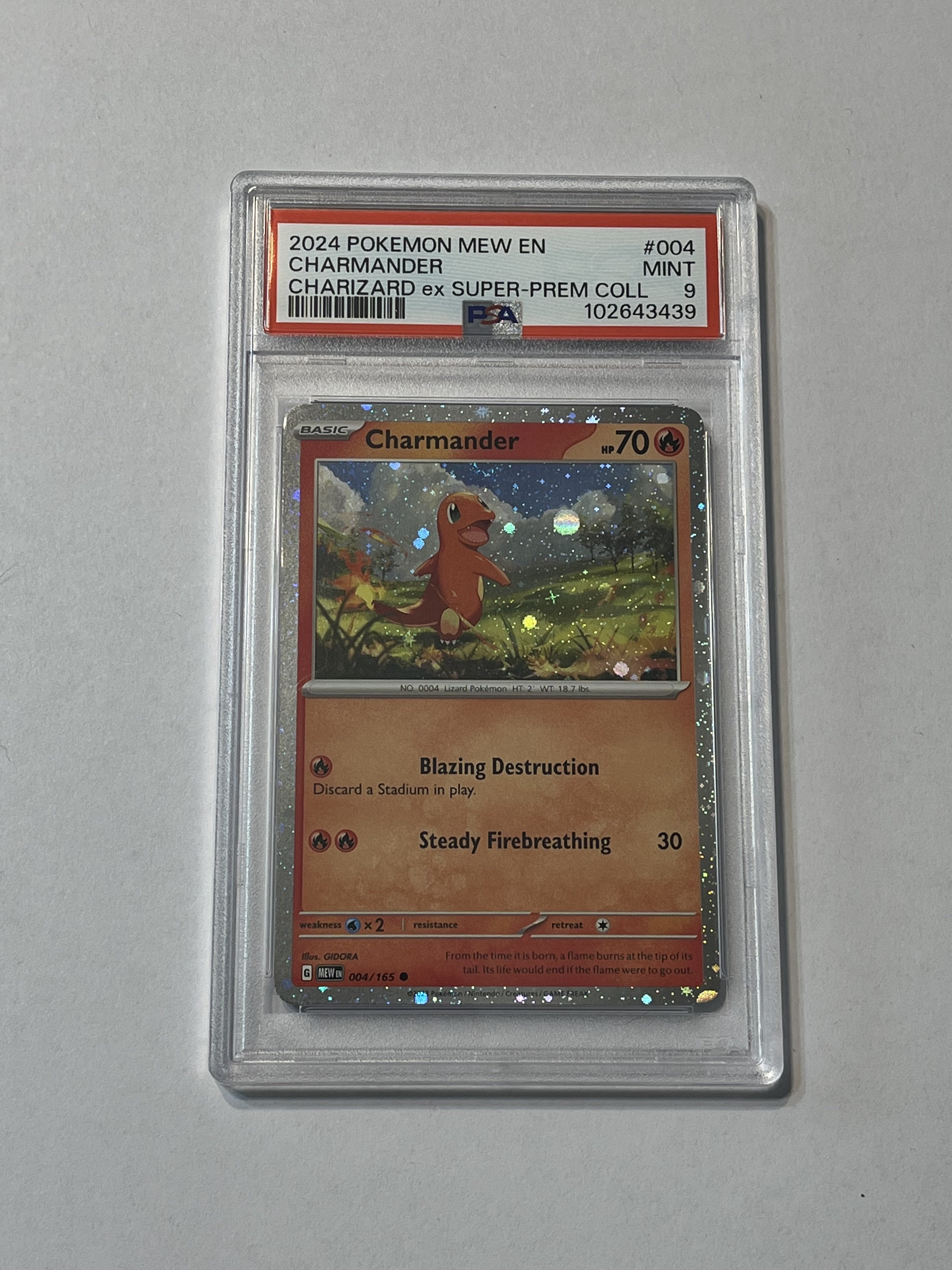 Image of Charmander (Scarlet & Violet 151) 004/165 PSA 9