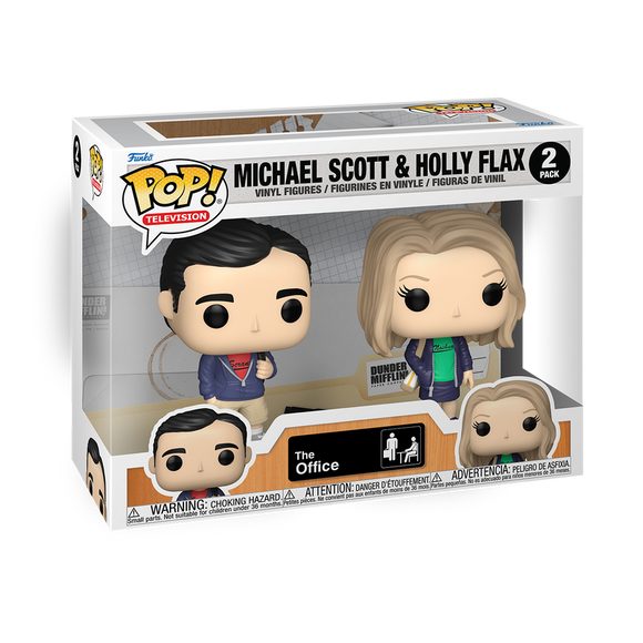 Image of Funko Pop! The Office: Michael Scott & Holly Flax 2 Pack