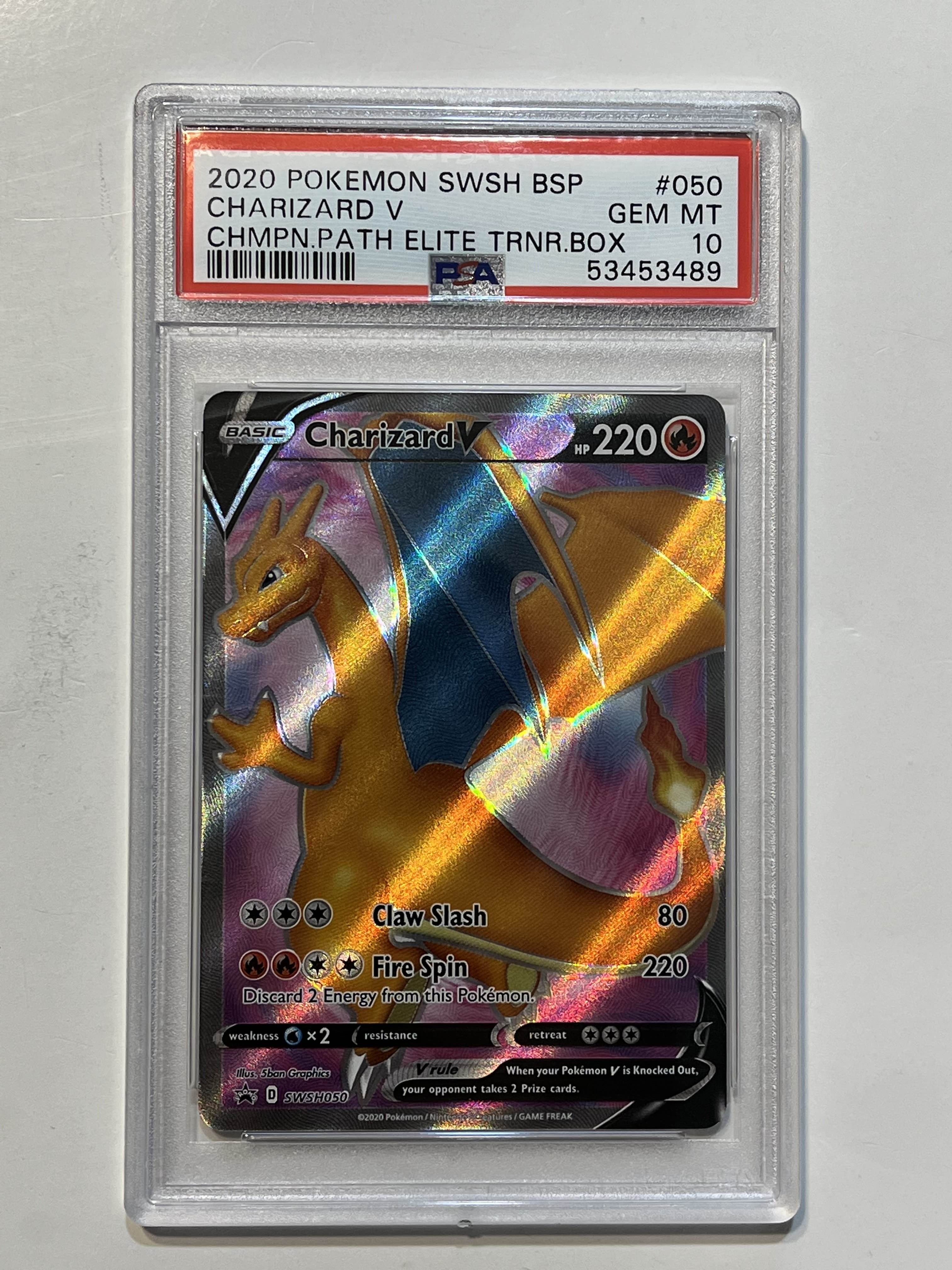 Image of Charizard V (Sword & Shield: Black Star Promos) SWSH050 PSA 10