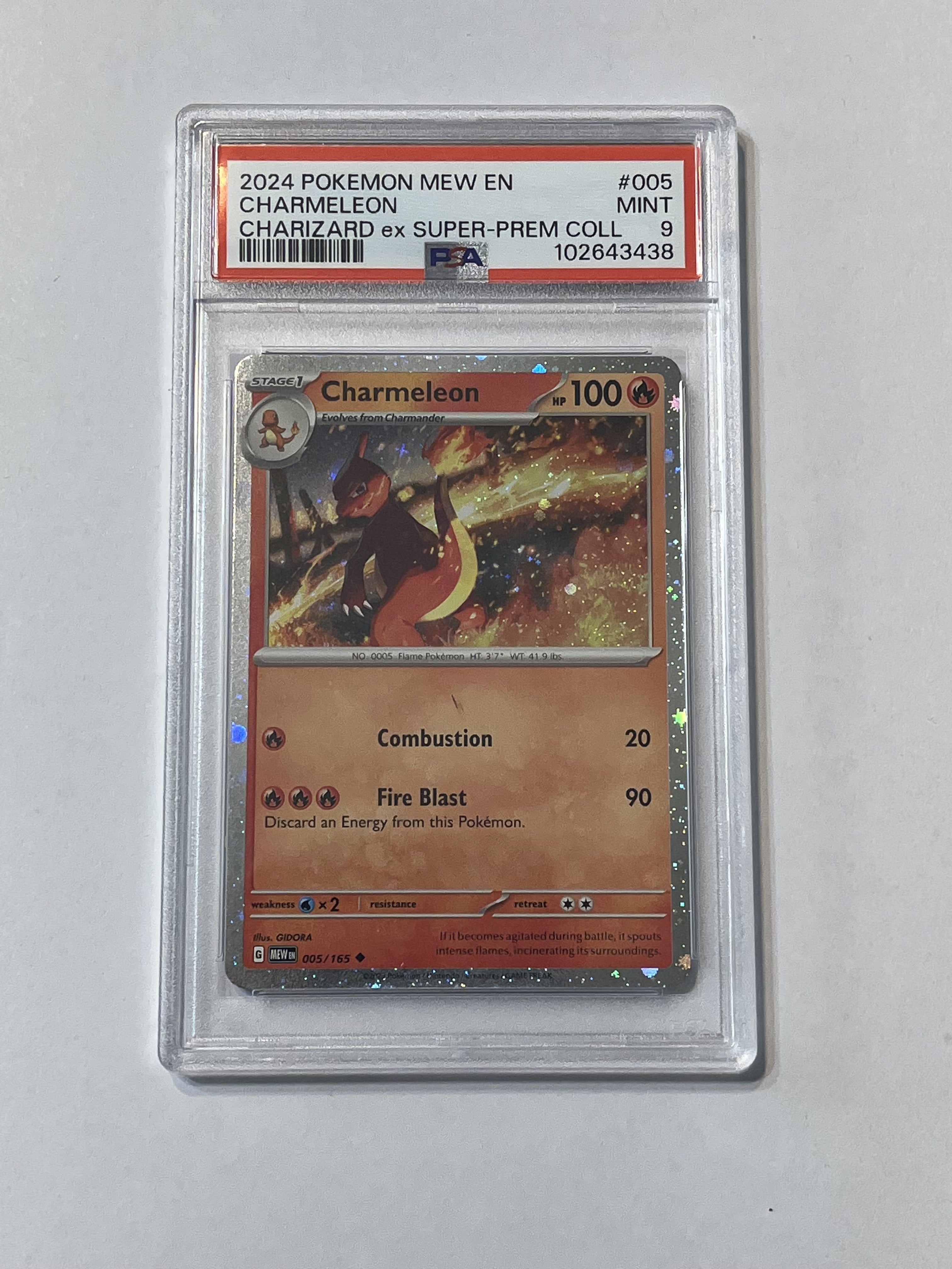 Image of Charmeleon (Scarlet & Violet 151) 005/165 PSA 9