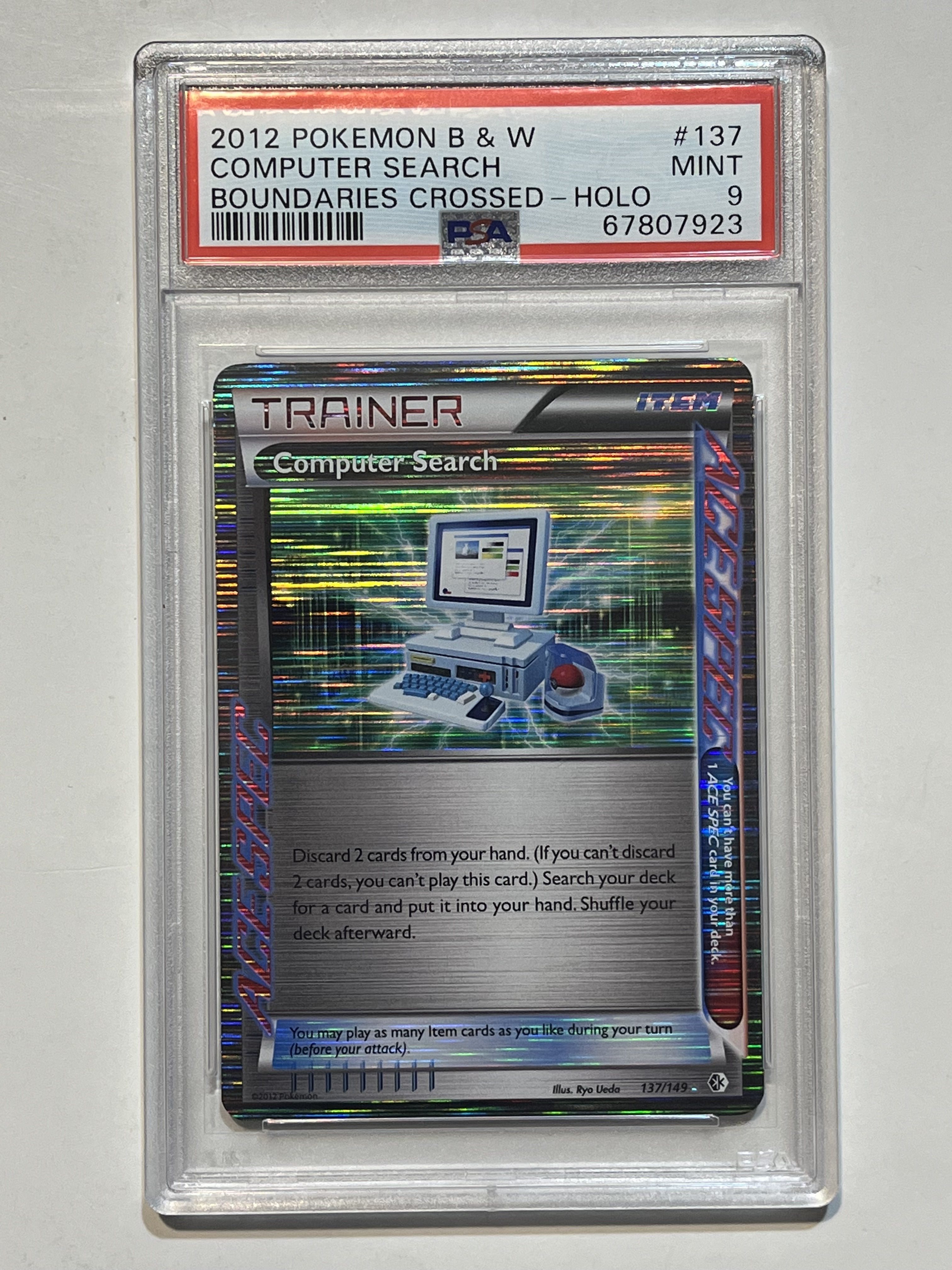 Image of Computer Search (Black & White: Boundaries Crossed) 137/149 PSA 9