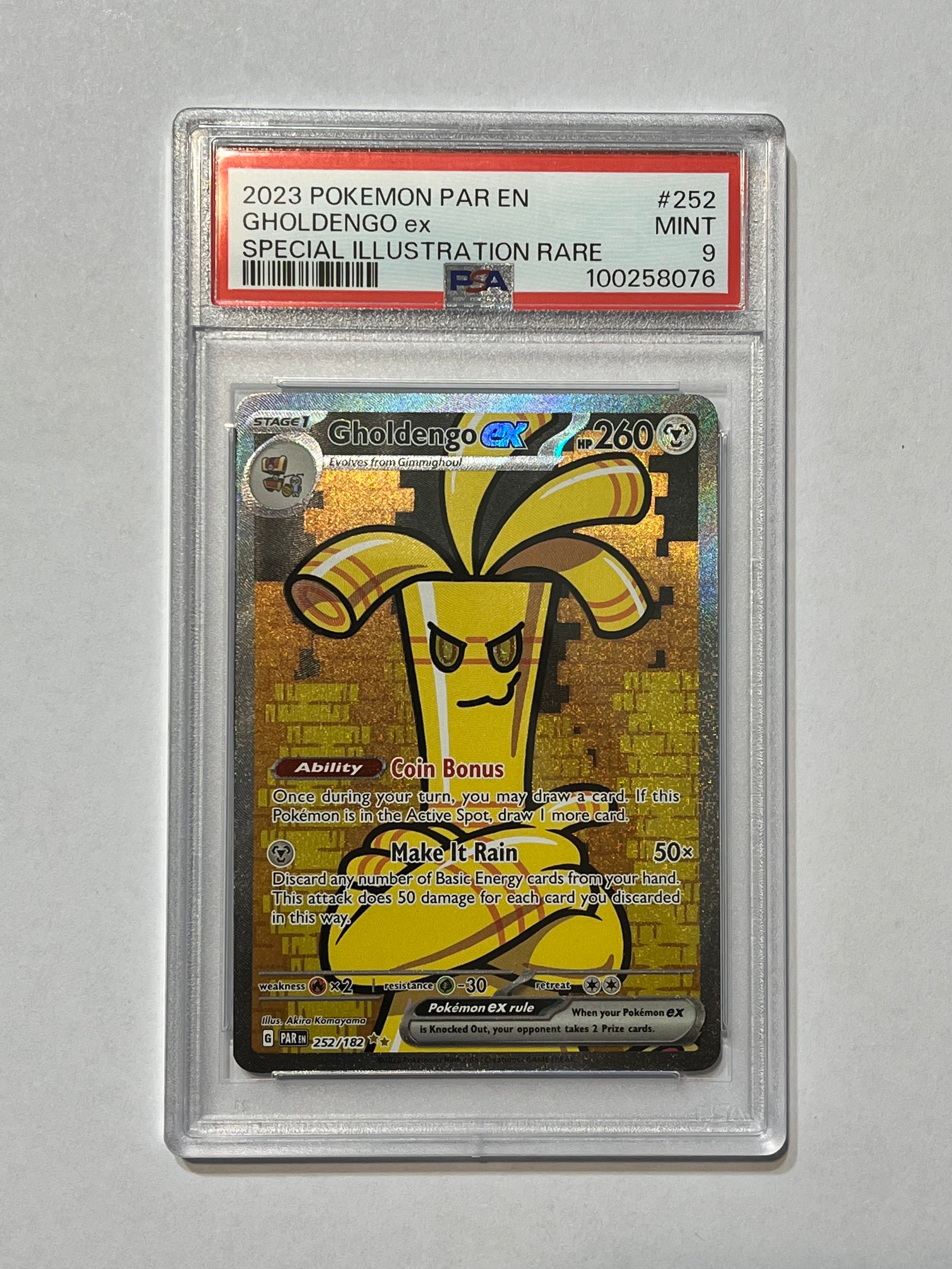 Image of Gholdengo ex (Scarlet & Violet: Paradox Rift) 252/182 PSA 9