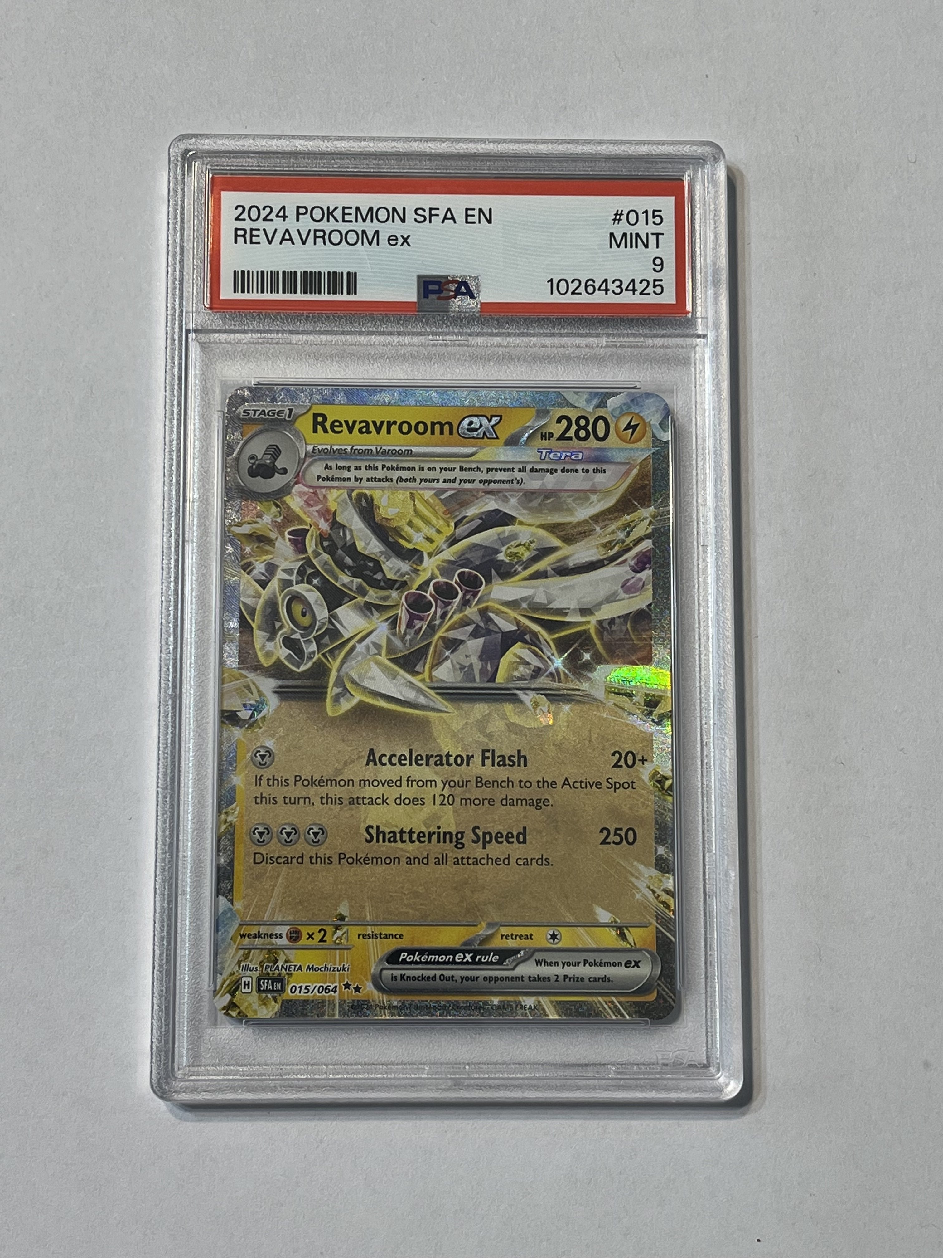 Image of Revavroom ex (Scarlet & Violet: Shrouded Fable) 015/064 PSA 9