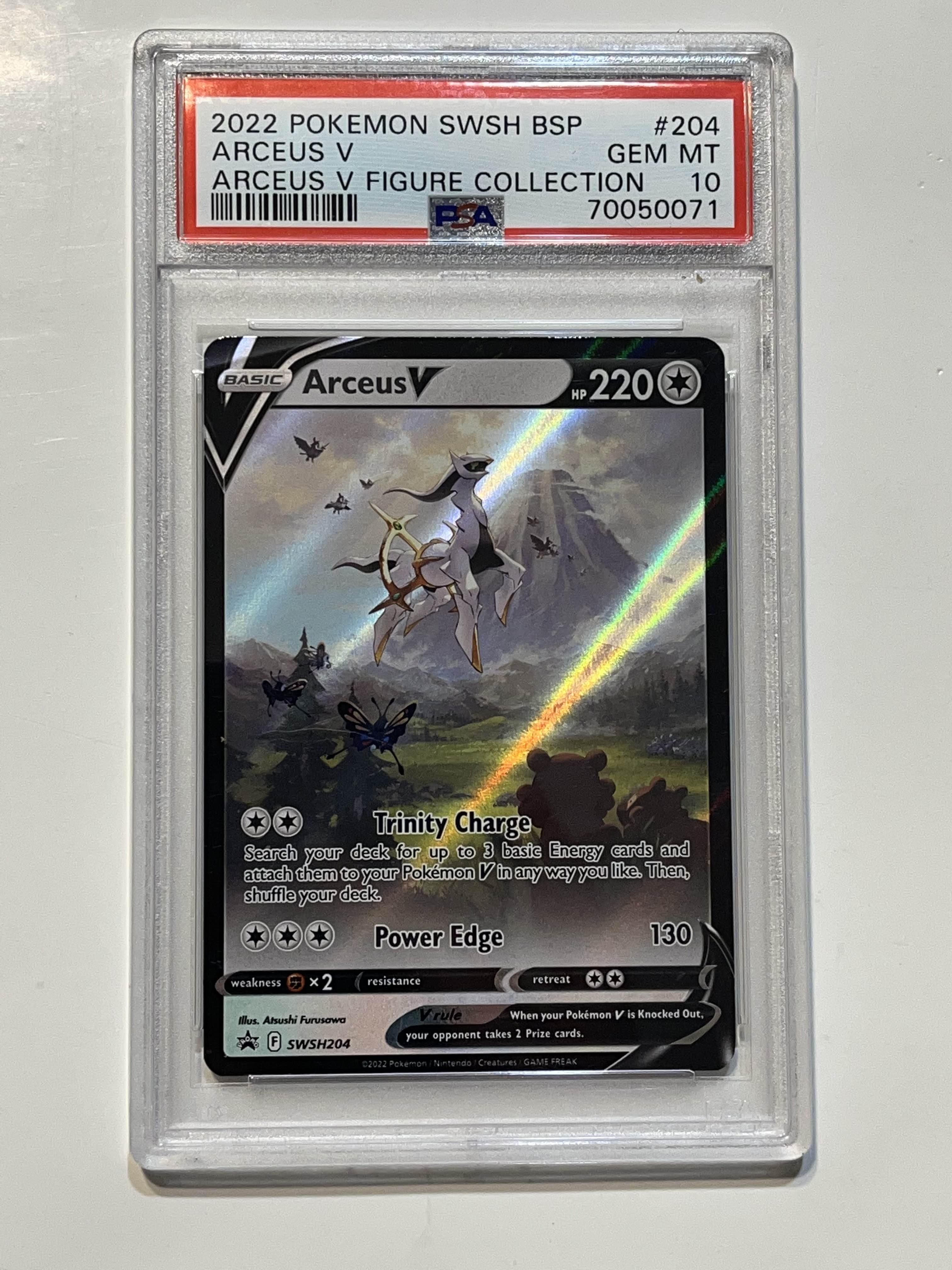 Image of Arceus V (Sword & Shield: Black Star Promos) SWSH204 PSA 10