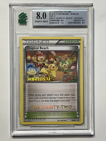 Tropical Beach Top 32 (Black & White: Black Star Promos) BW50 MNT 8.0