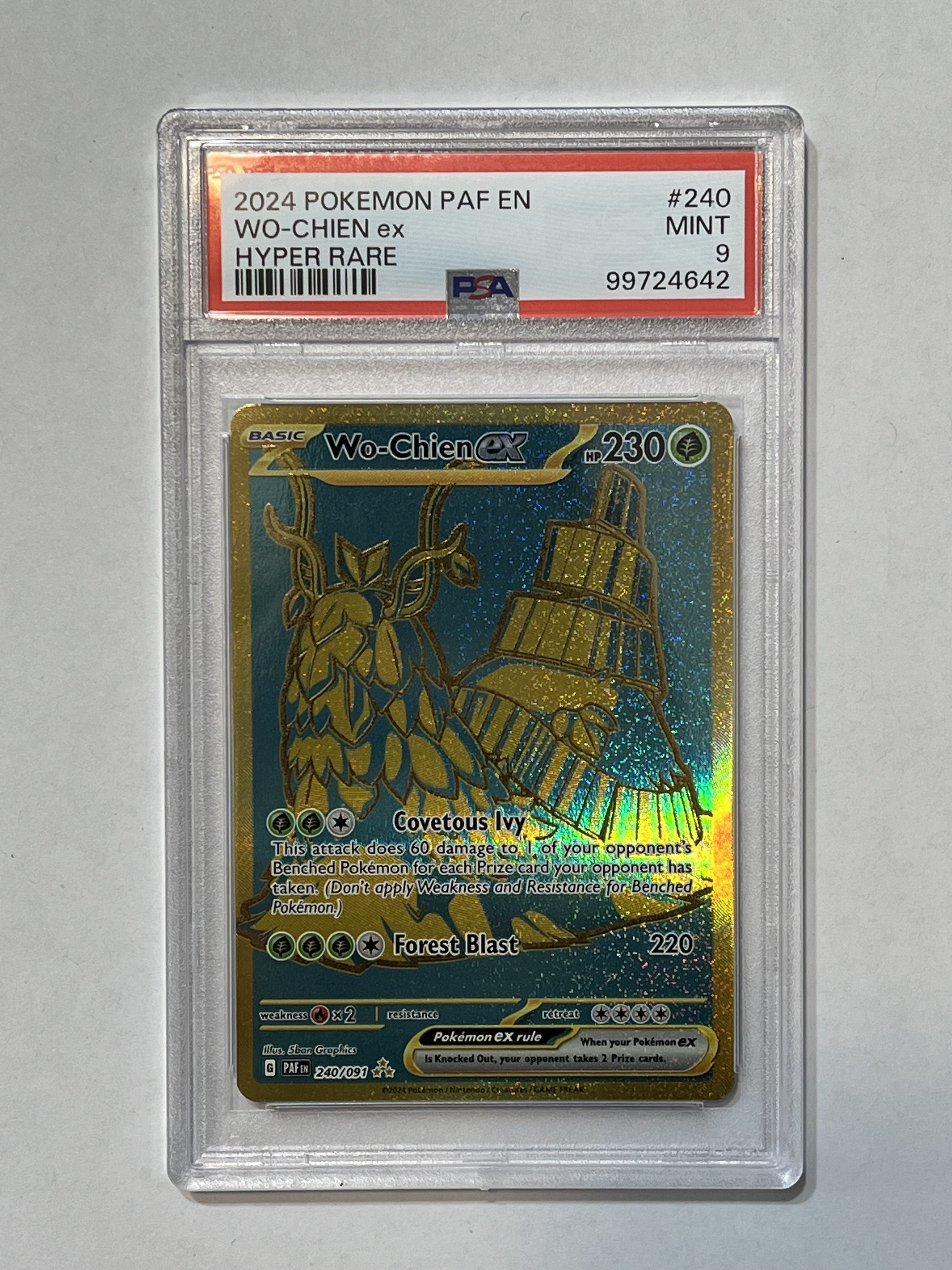 Image of Wo-Chien ex (Scarlet & Violet: Paldean Fates) 240/091 PSA 9