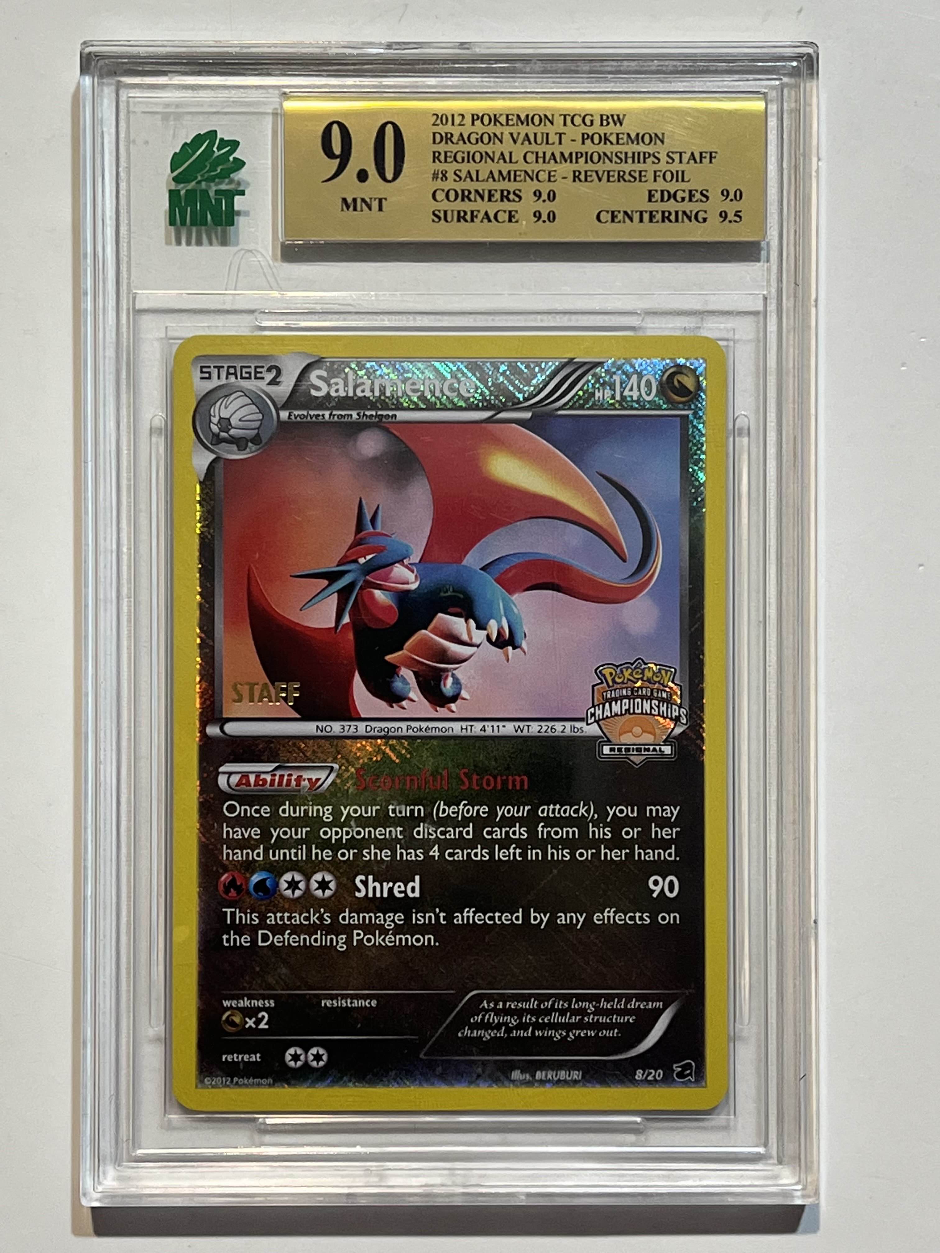 Image of Salamence (Black & White: Dragon Vault) (Regional Championship Promo Staff) 8/20 MNT 9.0