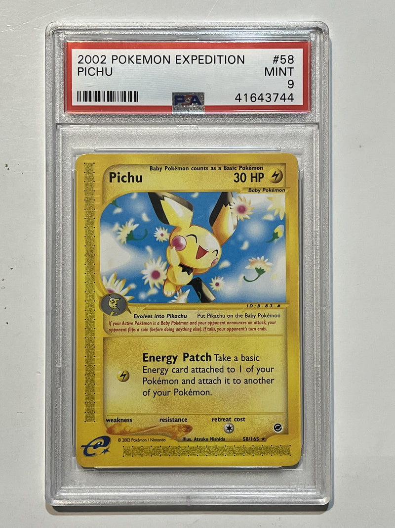 Pichu (Expedition: Base Set) 58/165 PSA 9
